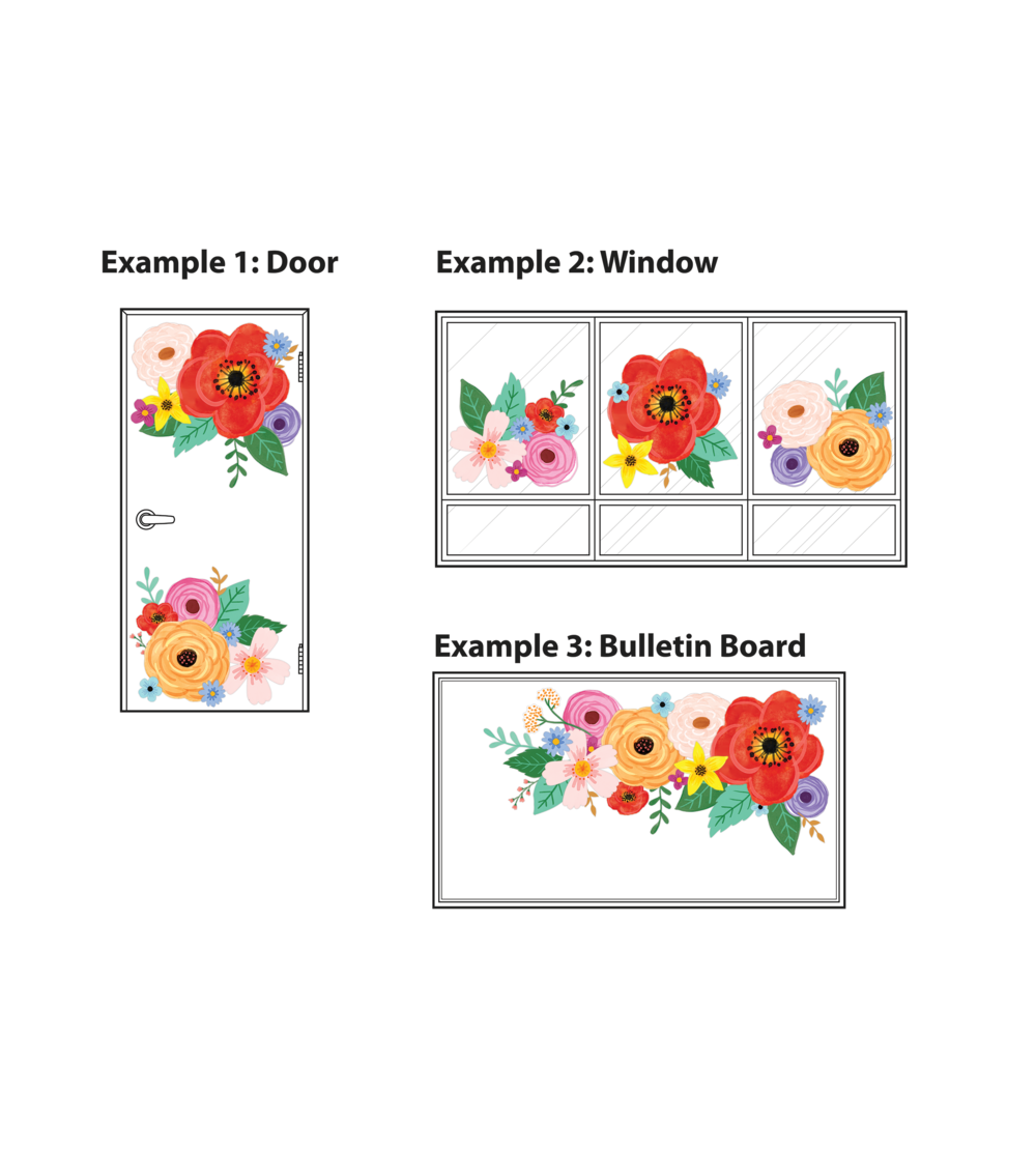Wildflowers Bulletin Board Set