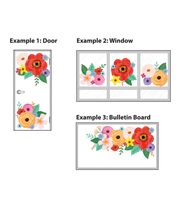 Wildflowers Bulletin Board Set